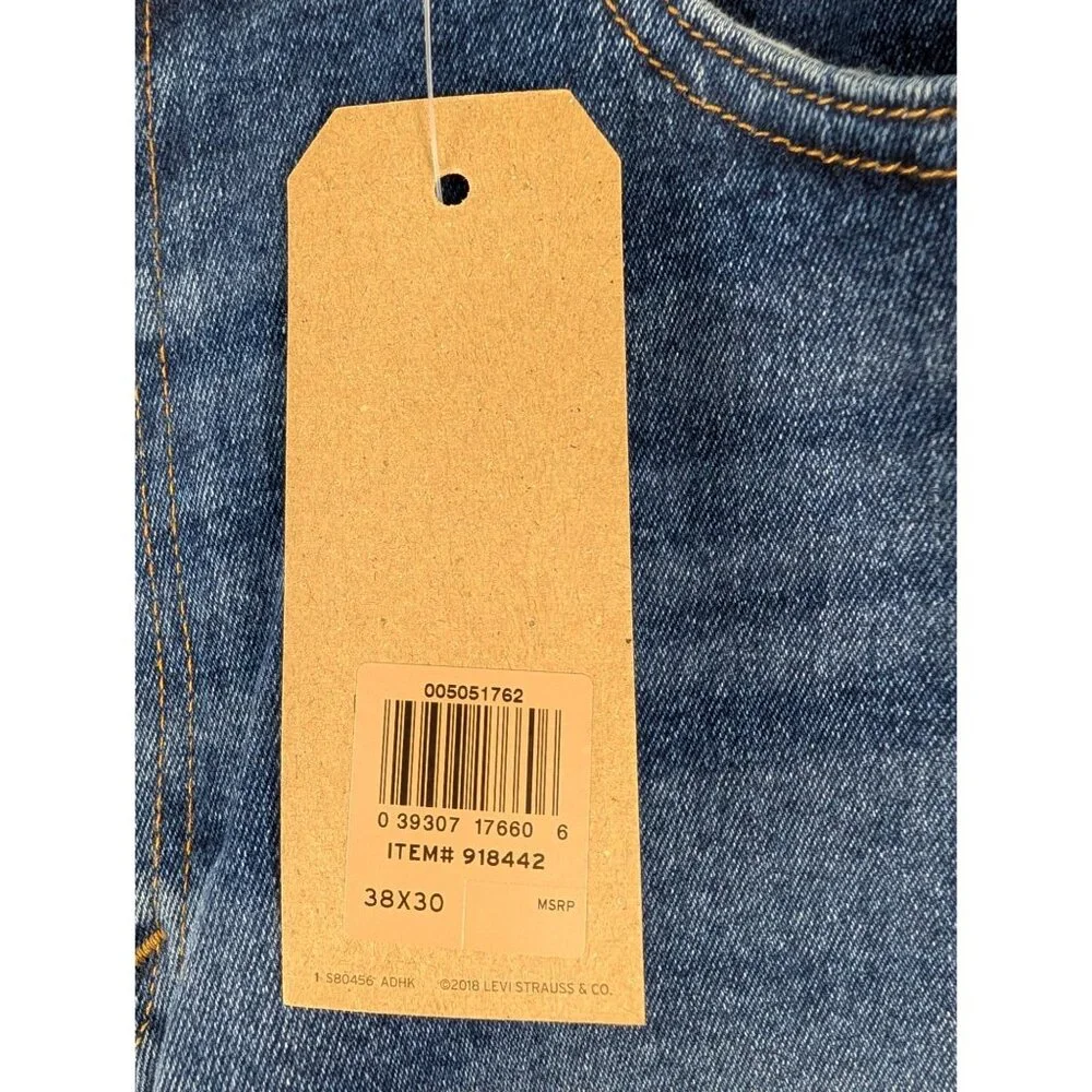 Levis 505 Regular Fit Mens Jeans W38 L30 Denim‎ Blue